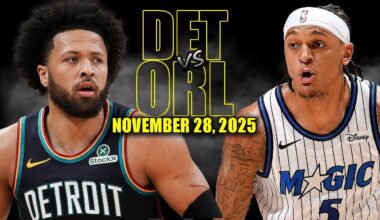 Detroit Pistons vs Orlando Magic Full Game Highlights - November 28, 2025 | NBA Season