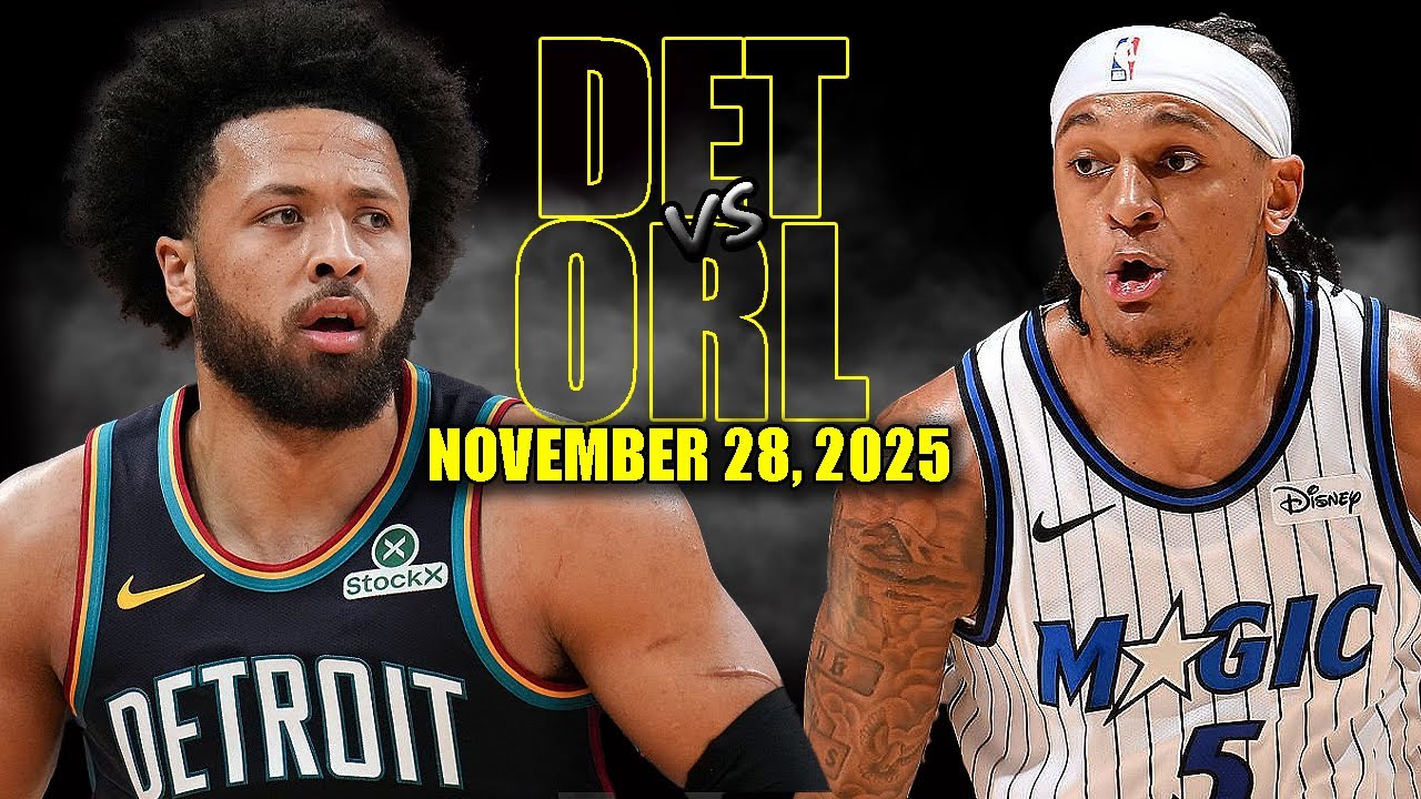 Detroit Pistons vs Orlando Magic Full Game Highlights - November 28, 2025 | NBA Season