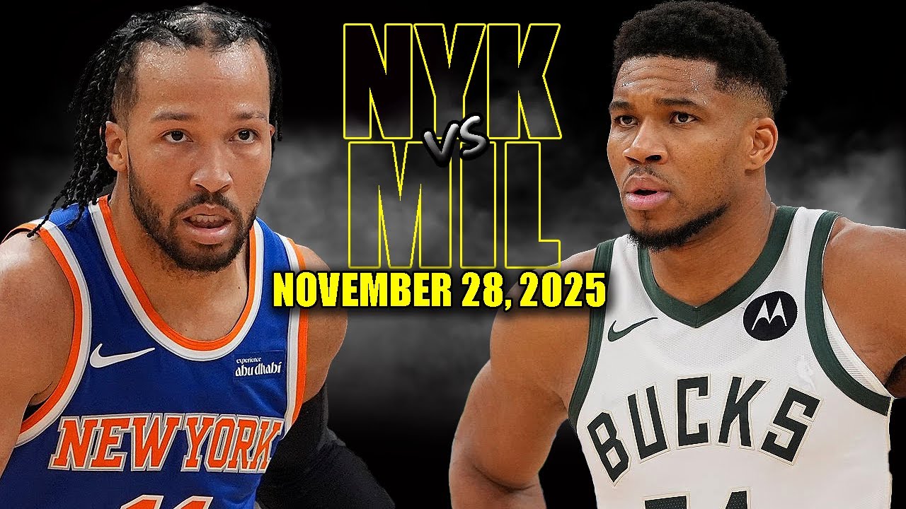 New York Knicks vs Milwaukee Bucks Full Game Highlights - November 28, 2025 | NBA Season
