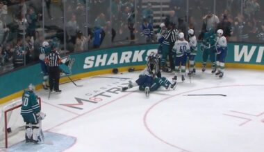 Final Minutes of Play, Canucks @ Sharks