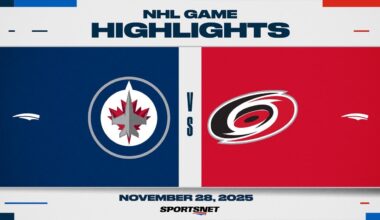 NHL Highlights | Jets vs. Hurricanes - November 28, 2025