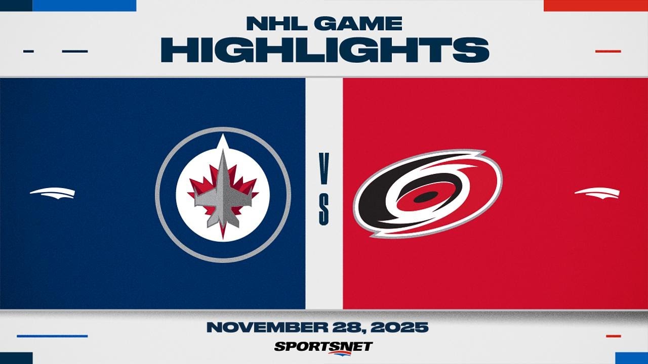 NHL Highlights | Jets vs. Hurricanes - November 28, 2025