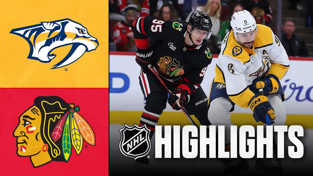 Predators vs. Blackhawks | NHL Highlights | November 28, 2025