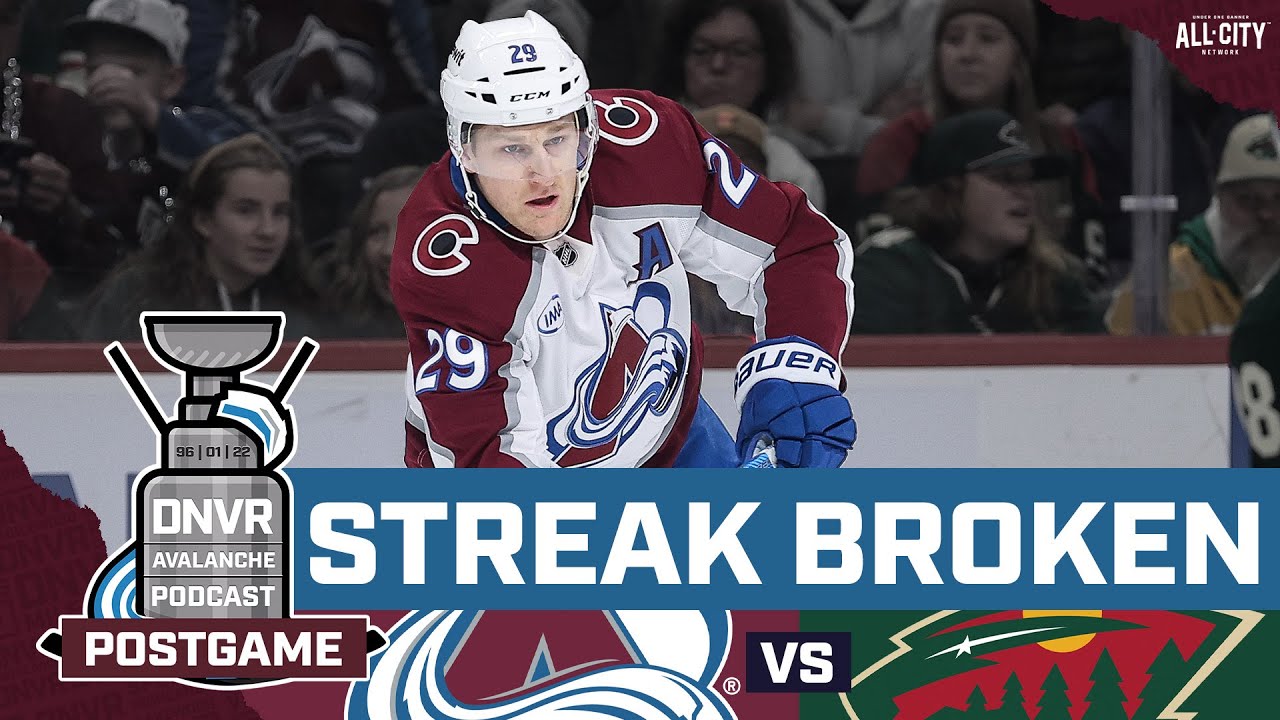Colorado Avalanche keep point streak but lose in shootout to Minnesota Wild |DNVR Avalanche Postgame
