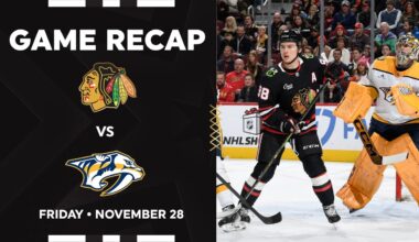 Blackhawks vs. Predators Game Highlights | 11.28.25