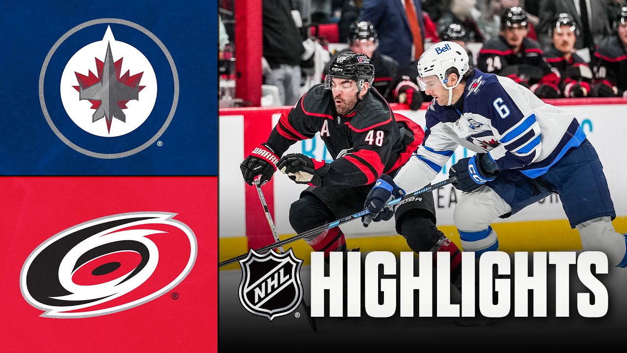 Jets vs. Hurricanes | NHL Highlights | November 28, 2025
