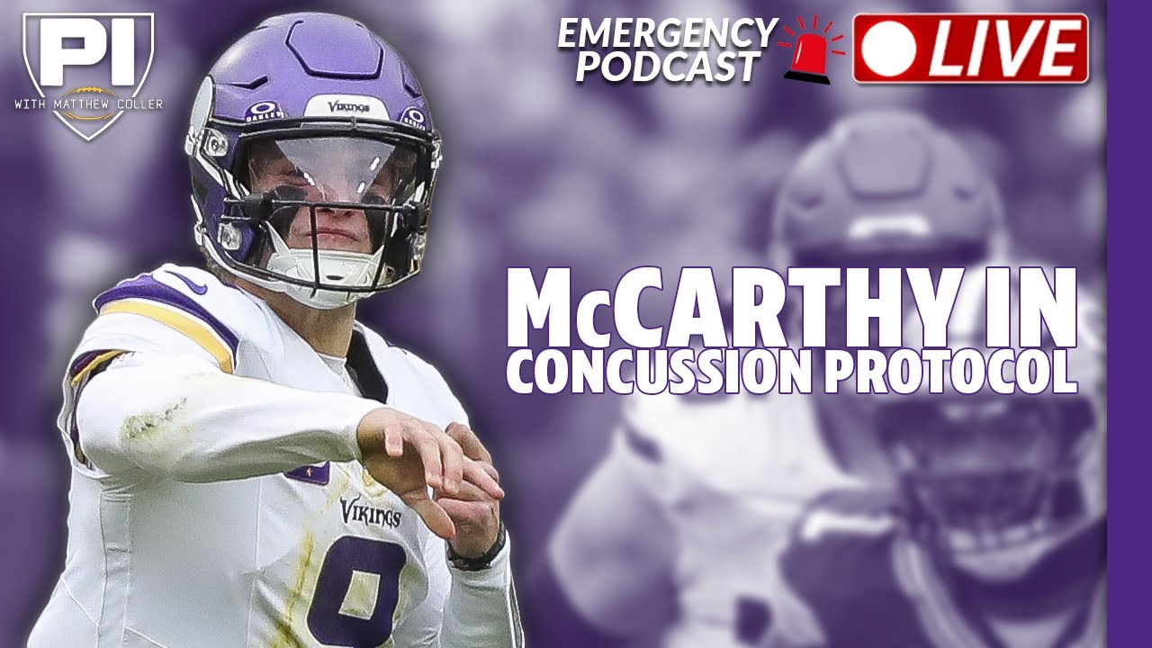BREAKING: JJ McCarthy in concussion protocol -- Max Brosmer time?