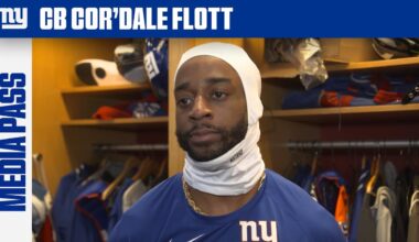 Cor'Dale Flott on New DC Charlie Bullen | New York Giants