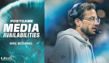 Coach Mike McDaniel meets with the media after #MIAvsATL | Miami Dolphins