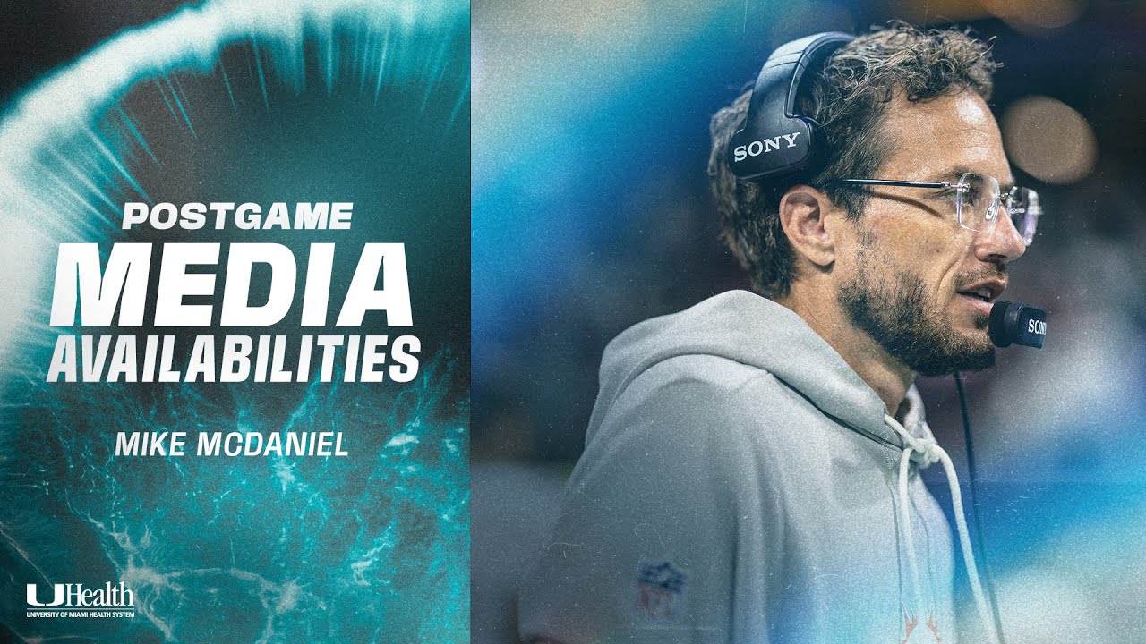 Coach Mike McDaniel meets with the media after #MIAvsATL | Miami Dolphins