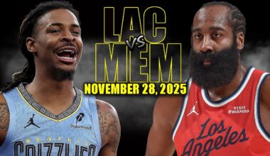 Los Angeles Clippers vs Memphis Grizzlies Full Game Highlights - November 28, 2025 | NBA Season