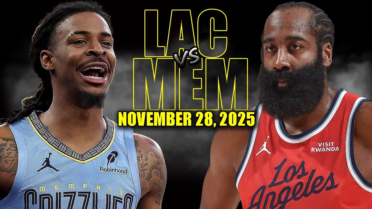 Los Angeles Clippers vs Memphis Grizzlies Full Game Highlights - November 28, 2025 | NBA Season