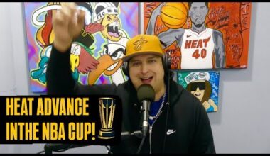 Miami Heat Advance In NBA Cup Knockout Round For First Time! | Duncan Robinson Returns w/ Pistons