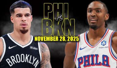 Philadelphia 76ers vs Brooklyn Nets Full Game Highlights - November 28, 2025 | NBA Season