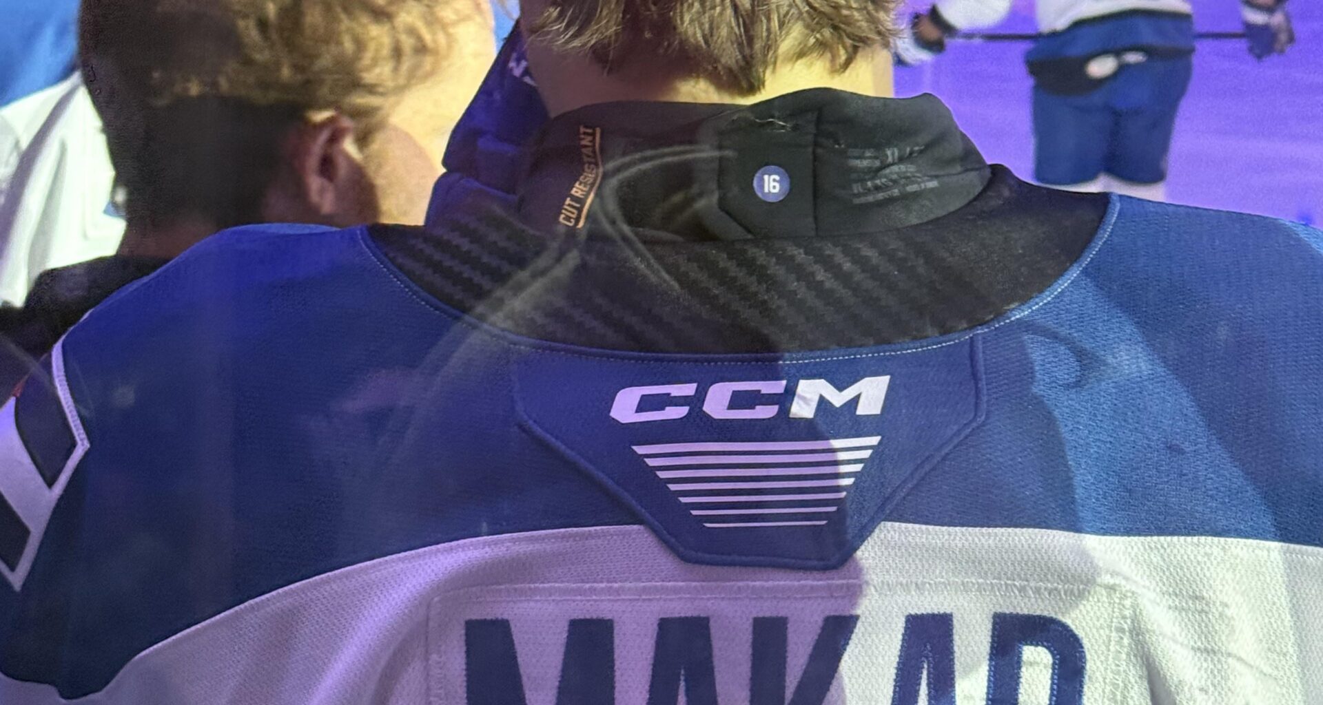 Just sitting next to Makar