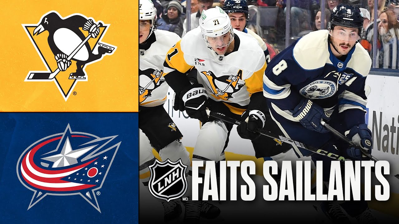 Penguins vs Blue Jackets | 28/11/25 | Faits saillants