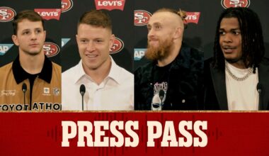 Purdy, McCaffrey, Kittle Brown: 'I Have a Great Team Around Me' | 49ers