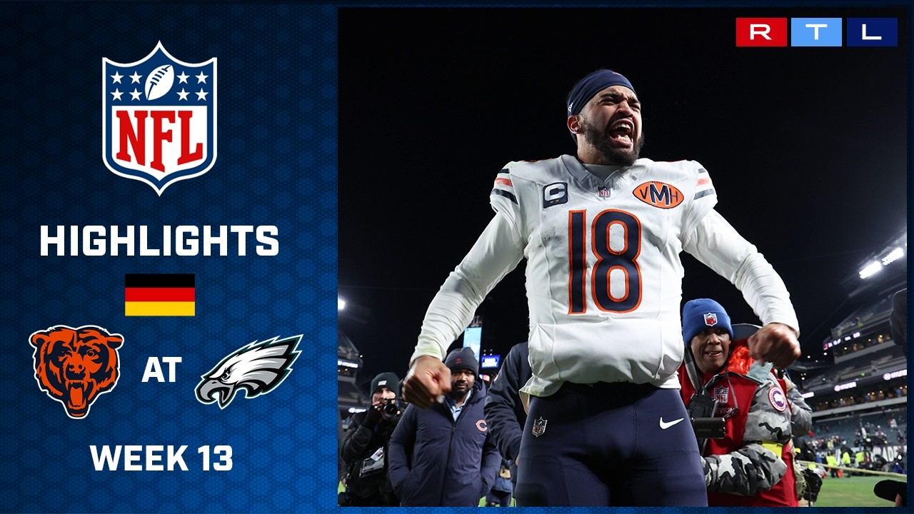 Black Friday Football | Chicago Bears at Philadelphia Eagles | 🇩🇪 NFL Highlights | RTL Sport