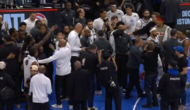 Isaiah Stewart tells Magic he'll meet them out back after getting into it after game