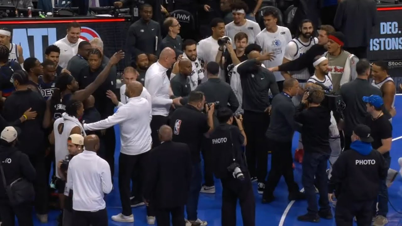 Isaiah Stewart tells Magic he'll meet them out back after getting into it after game