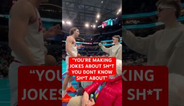 Josh Giddey vs fan 😬