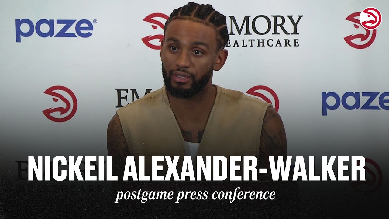 Hawks vs. Cavaliers Postgame Press Conference: Nickeil Alexander-Walker