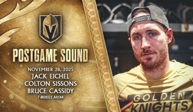 🎥 POSTGAME SOUND: Eichel, Sissons & Cassidy