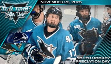 San Jose Sharks vs Vancouver Canucks - 11/28/2025 - Teal Town USA After Dark (Postgame)