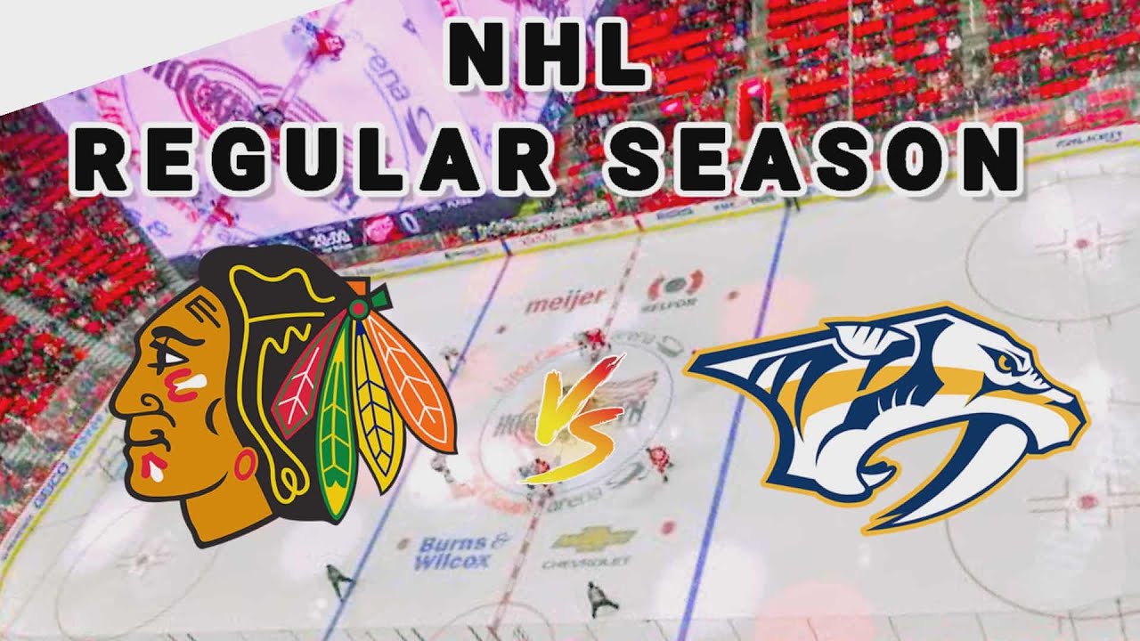 Chicago Blackhawks vs Nashville Predators | 2025 NHL Regular Season Live Play by Play Score
