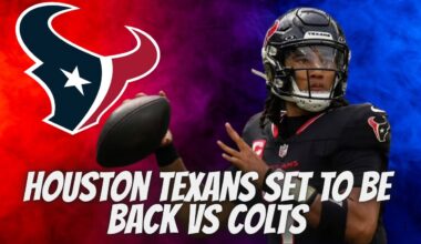 Houston Texans CJ Stroud Set To Be Back VS Colts!