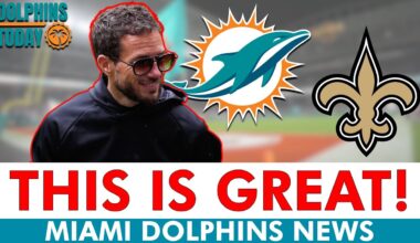 Miami Dolphins Get FANTASTIC News Before Week 13 Game Against The Saints