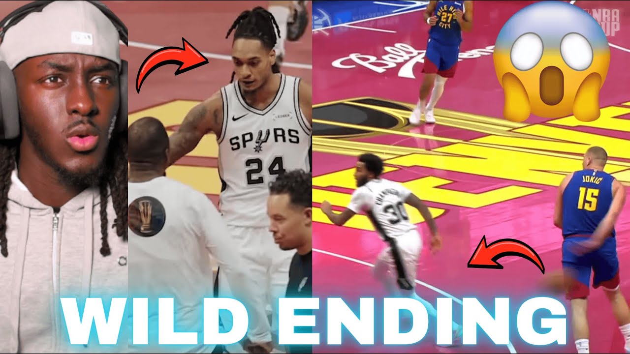 OMG WILD ENDING.. Spurs Vs Nuggets Highlights Reaction