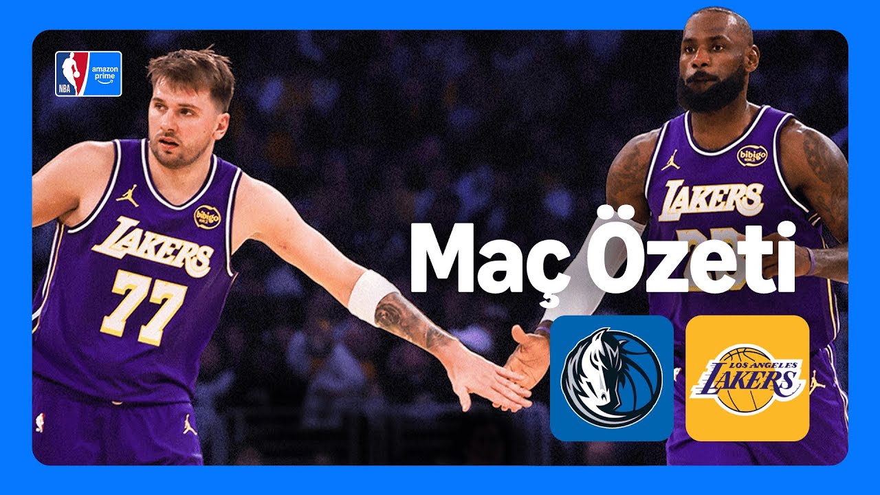 Dallas Mavericks - Los Angeles Lakers | Maç Özeti | NBA | Prime Video Türkiye