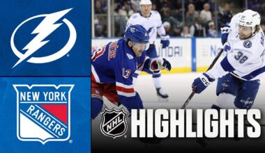 Lightning vs. Rangers | NHL Highlights | November 29, 2025