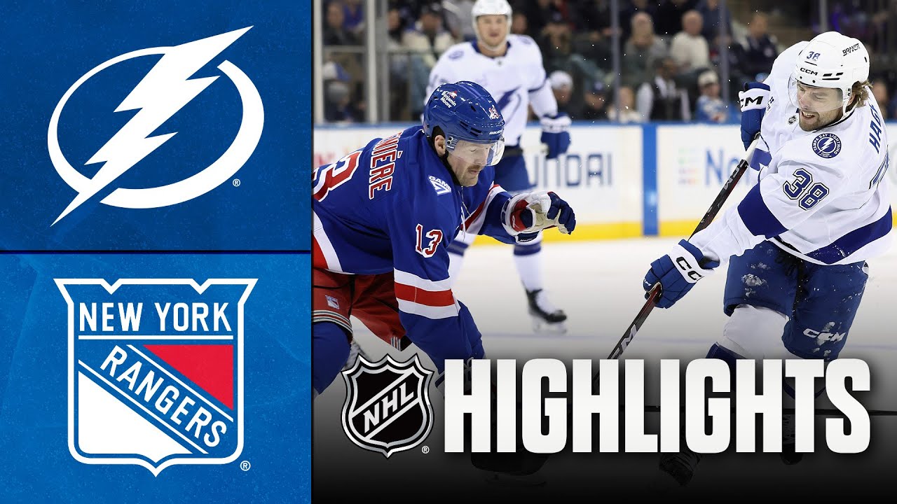 Lightning vs. Rangers | NHL Highlights | November 29, 2025