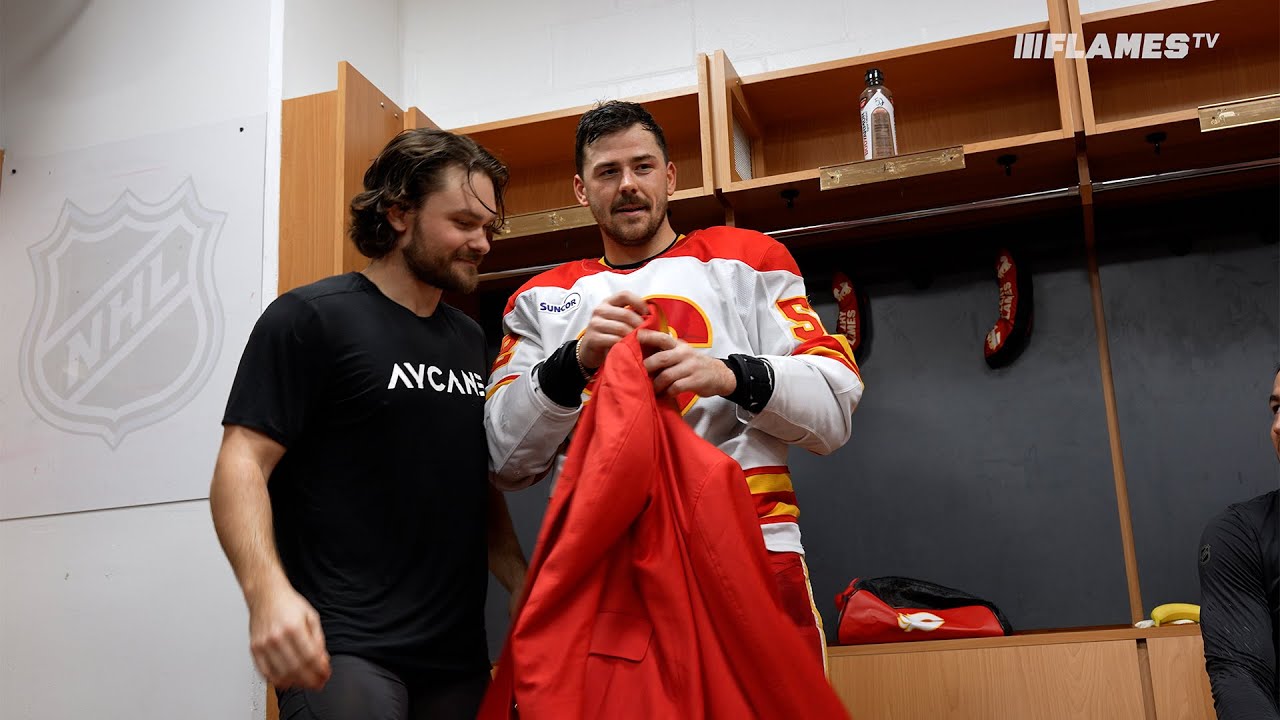 Officer Weegar takes home the Red Blazer! | Calgary Flames