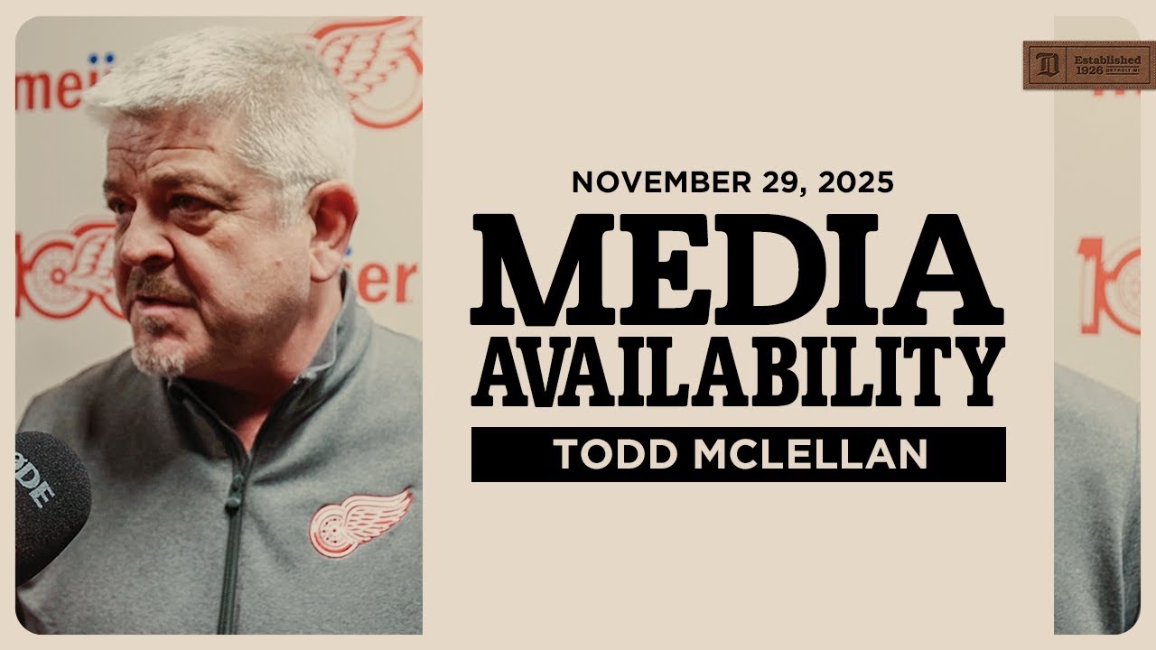 Todd McLellan Morning Skate Media | Nov. 29, 2025