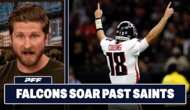 Atlanta Falcons vs. New Orleans Saints Review | PFF Grade Release Show