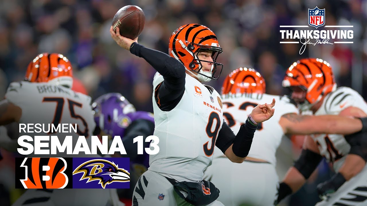 Cincinnati Bengals vs. Baltimore Ravens | Resumen NFL en español - Semana 13 | NFL Highlights 2025