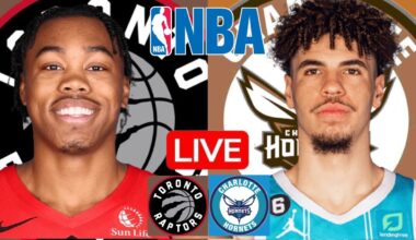 LIVE: TORONTO RAPTORS vs CHARLOTTE HORNETS | NBA | PLAY BY PLAY | SCOREBOARD