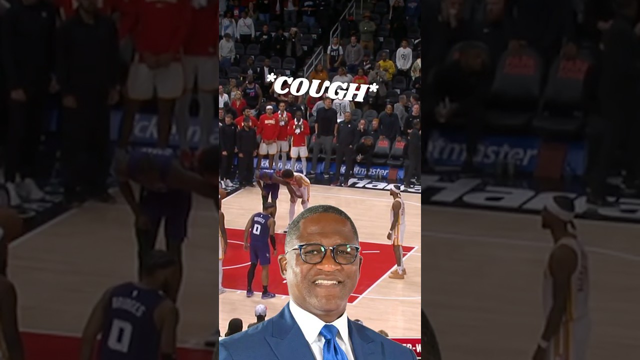 Dominique Wilkins needs a cough drop