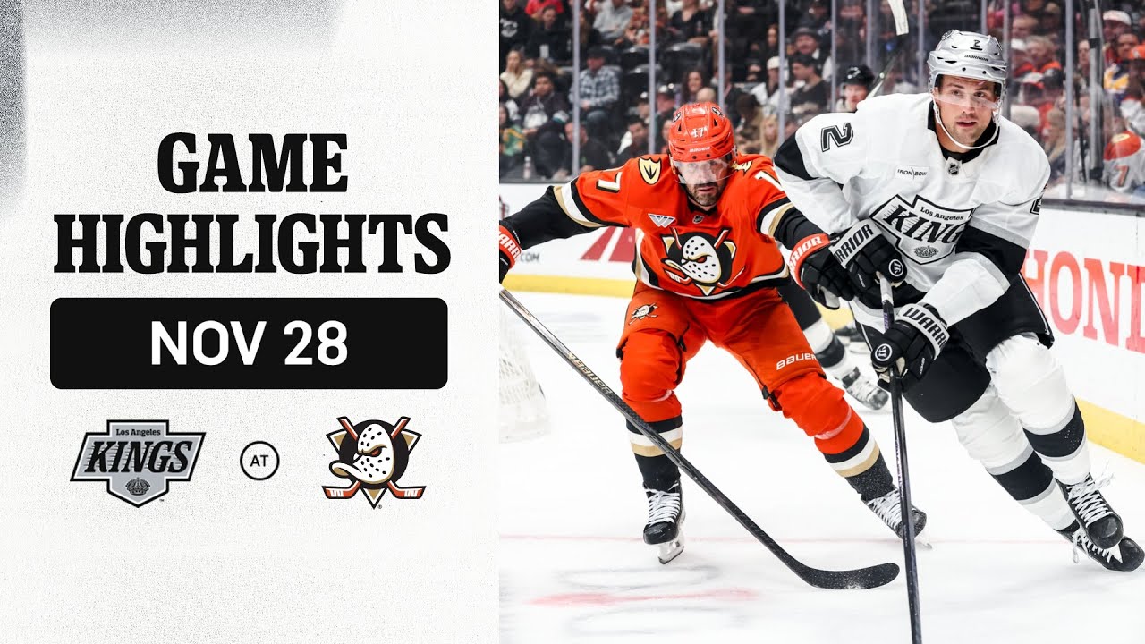 HIGHLIGHTS: LA Kings at Anaheim Ducks | 11.28.25