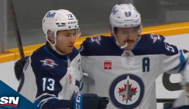 Jets' Gabriel Vilardi Cleans Up Mark Scheifele's Rebound For Quick Strike 47 Seconds In