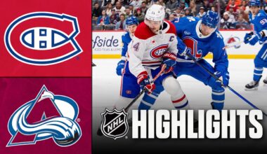 Canadiens vs. Avalanche | NHL Highlights | November 29, 2025
