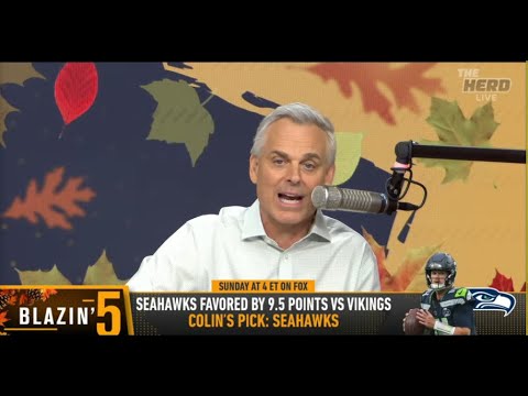THE HERD | Colin Cowherd CONFIDENT, Seattle Seahawks Will DOMINATE Minnesota | NFL