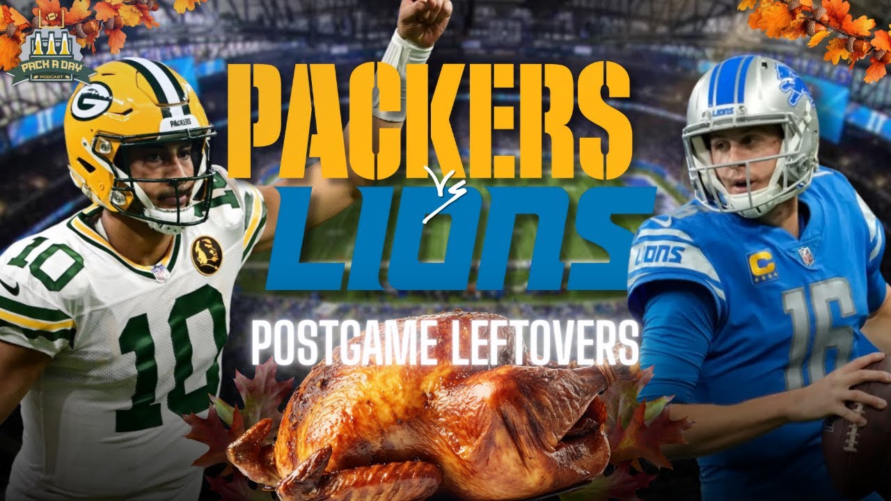 Packers/Lions Postgame Show - IT'S VICTORY FRIDAY!!!