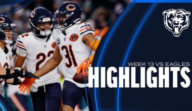 Chicago Bears' top plays vs. Philadelphia Eagles | Week 13 | HIGHLIGHTS