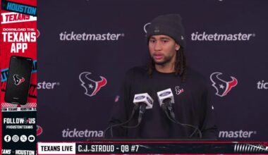 LIVE: The Houston Texans address the media
