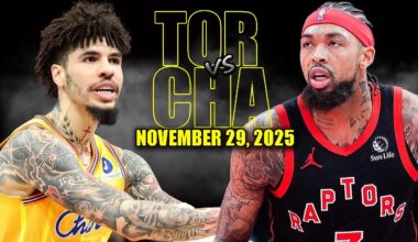 Toronto Raptors vs Charlotte Hornets Full Game Highlights - November 29, 2025 | NBA Season