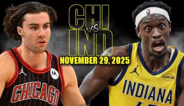 Chicago Bulls vs Indiana Pacers Full Game Highlights - November 29, 2025 | NBA Season
